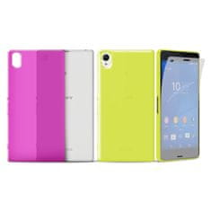 Puro PURO Ultra Slim "0.3" Cover MFX - Xperia M4 AQUA ohišje + komplet folije za zaslon (prosojno)