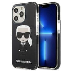 Karl Lagerfeld Karl Lagerfeld Fullbody Ikonik - Ohišje za iPhone 13 Pro Max (črno)