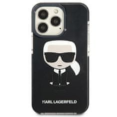 Karl Lagerfeld Karl Lagerfeld Fullbody Ikonik - Ohišje za iPhone 13 Pro Max (črno)