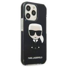 Karl Lagerfeld Karl Lagerfeld Fullbody Ikonik - Ohišje za iPhone 13 Pro Max (črno)