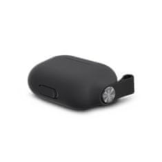 Moshi Moshi Pebbo - Ovitek za AirPods Pro s snemljivim zapestnim trakom (Shadow Black)