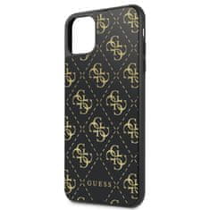 Guess Guess dvoslojno ohišje z bleščicami Peony G - Ohišje za iPhone 11 Pro Max (črno)