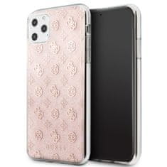 Guess Guess 4G Peony Solid Glitter - Ohišje za iPhone 11 Pro Max (roza)