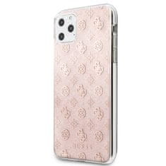 Guess Guess 4G Peony Solid Glitter - Ohišje za iPhone 11 Pro Max (roza)