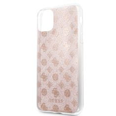 Guess Guess 4G Peony Solid Glitter - Ohišje za iPhone 11 Pro Max (roza)