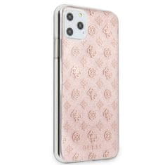 Guess Guess 4G Peony Solid Glitter - Ohišje za iPhone 11 Pro Max (roza)