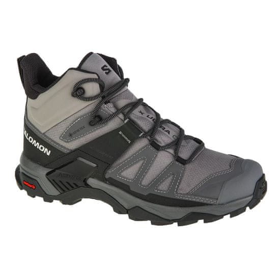 Salomon Čevlji treking čevlji siva X Ultra 4 Mid Gtx