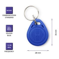 Qoltec qoltec mifare 13.56 mhz proximity tag | 10pcs.