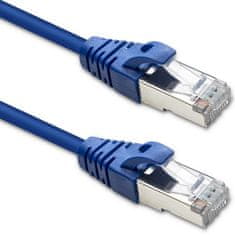 Qoltec qoltec kabelski patchcord ftp | cat6 | 2 x rj-45 | 1m | visoka hitrost | zlato | zaščiteno