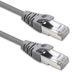 Qoltec qoltec kabelski patchcord ftp | cat5e | 2 x rj-45 | 1m | visoka hitrost | zlato | zaščiteno