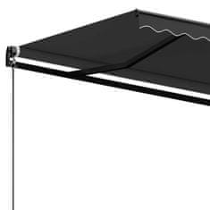 Vidaxl Ročno zložljiva tenda 600x350 cm antracitna