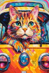 Castorland Puzzle Cat travel by bus 1000 kosov