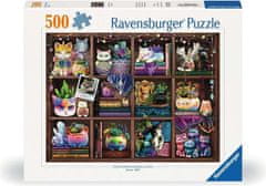 Ravensburger Puzzle Mačke in sukulente 500 kosov