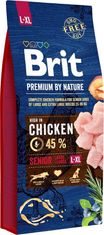 Brit BRIT Premium by Nature Senior Large / Extra Large Chicken - suha hrana za pse - 15 kg