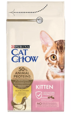 slomart Purina Cat Chow Kitten mačke suha hrana Piščanec 1,5 kg