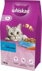 Whiskas WHISKAS Adult Tuna z zelenjavo - suha hrana za mačke - 14 kg