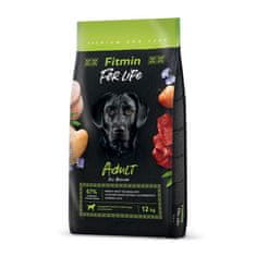 FITMIN For Life Adult Vse pasme - suha hrana za pse - 12 kg