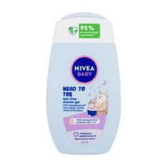 Nivea Baby Head To Toe Bed Time Shower Gel gel za prhanje za boljše spanje 200 ml za otroke