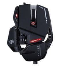 Mad Catz Miška Mad Catz R.A.T. 6+ za igre, optična, 12000 DPI, desna roka, USB, različne barve osvetlitve, za Windows