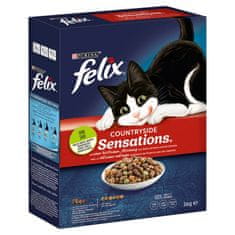 Purina PURINA Felix Countryside Sensations Beef - suha hrana za mačke - 1kg