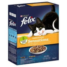 Purina PURINA Felix Farmhouse Sensations Chicken - suha hrana za mačke - 1kg