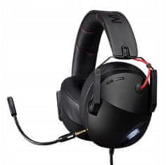 Mad Catz Gaming slušalke Mad Catz P.I.L.O.T. 5 z RGB osvetlitvijo in 7.1 prostorskim zvokom, idealne za igričarje.