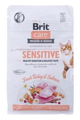 Brit BRIT Care Grain-Free Sensitive Turkey&amp;Salmon - suha hrana za mačke - 400 g