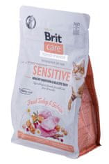 Brit BRIT Care Grain-Free Sensitive Turkey&amp;Salmon - suha hrana za mačke - 400 g