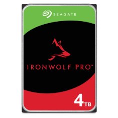 Seagate Seagate IronWolf Pro 4 TB 7200 RPM NAS HDD z 256 MB predpomnilnika, tišina 28 dB, zanesljivost 2 milijona ur