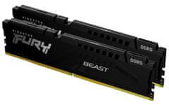 Kingston Kingston FURY Beast 32GB DDR5 5600MT/s CL40 DIMM (2 x 16GB) - Črna RAM Pomnilnik za PC