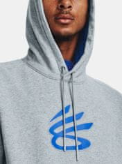 Under Armour Pulover Curry Big Splash PO Hoodie-BLU SM