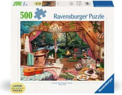 Ravensburger Puzzle Udobna koča XXL 500 kosov