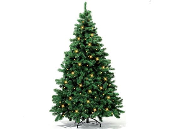 LAALU.cz Božično drevo umetno zeleno Narnija 150 cm s SMART LED LIGHTING s stojalom