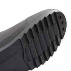 Vidaxl Dežni škornji črni velikost 43 PVC