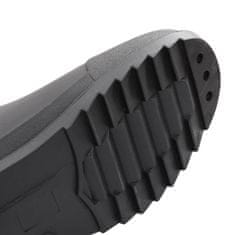 Vidaxl Dežni škornji črni velikost 45 PVC