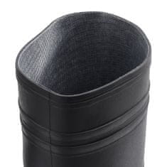 Vidaxl Dežni škornji črni velikost 46 PVC
