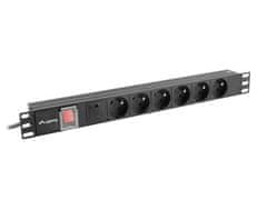 Lanberg LANBERG RAZDELILNIK NAPAJANJA PDU 19" (1U, 16A)