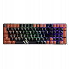 Mad Catz Brezžična mehanska tipkovnica Mad Catz S.T.R.I.K.E. 11 – RGB osvetlitev, 100 tipk, Bluetooth 5.0, črna-rdeča, za igralce