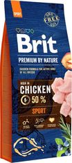 Brit BRIT Premium by Nature Sport Chicken - suha hrana za pse - 15 kg