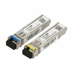 Mikrotik pretvornik FO SFP Mini-GBIC Giga Singlemode set S-3553LC20D