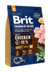 Brit BRIT Premium by Nature Adult M Chicken - suha hrana za pse - 3 kg