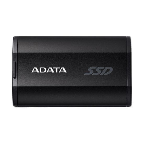 slomart ADATA SD810 500 GB - USB 3.2 Gen 2x2, vodoodporen in prahoodporen SSD, 5-letna garancija, črna barva