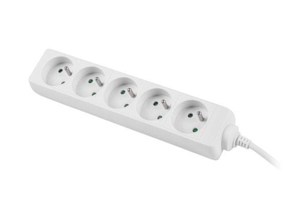 Lanberg LANBERG POWER STRIP 1.5M WHITE, 5X 230V PL