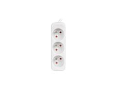 Lanberg LANBERG POWER STRIP 1.5M BLACK, 3X 230V PL