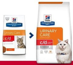 Hill's HILL'S PRESCRIPTION DIET Feline c/d Multicare Stress Suha hrana za mačke Chicken 8 kg