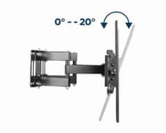 Gembird Nosilec TV Gembird WM-70ST-01, 177.8 cm, Črna