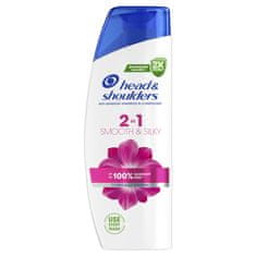 Head & Shoulders Smooth & Silky 2v1 šampon za lase, 330 ml