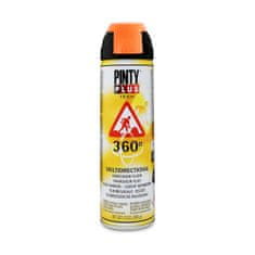 PINTYPLUS Barva v razpršilu Pintyplus Tech T143 360º Orange 500 ml