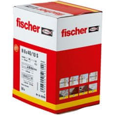 FISCHER Stenski čepi in vijaki Fischer 50354 6 x 40 mm / 10 poglobljenih (50 enot)