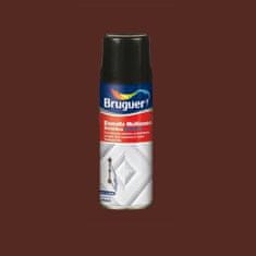BigBuy Sintetična emajlna barva Bruguer 5197984 Spray Multi-use Brown 400 ml